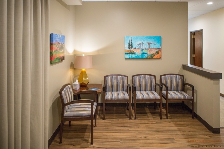 chiropractic waiting area design
